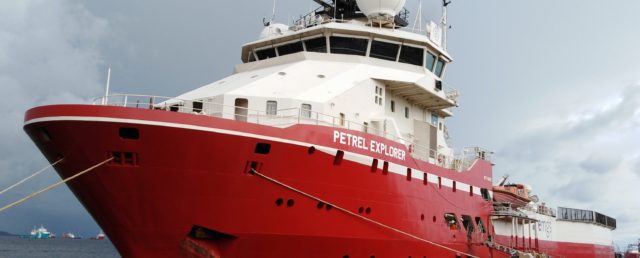 Seismikkskipet Petrel Explorer.