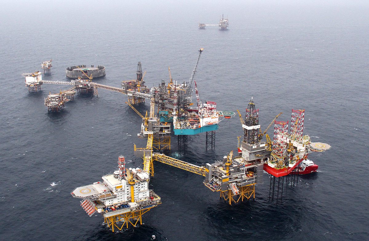 Ekofisk feltet i 2016 (Foto: Conoco Phillips)