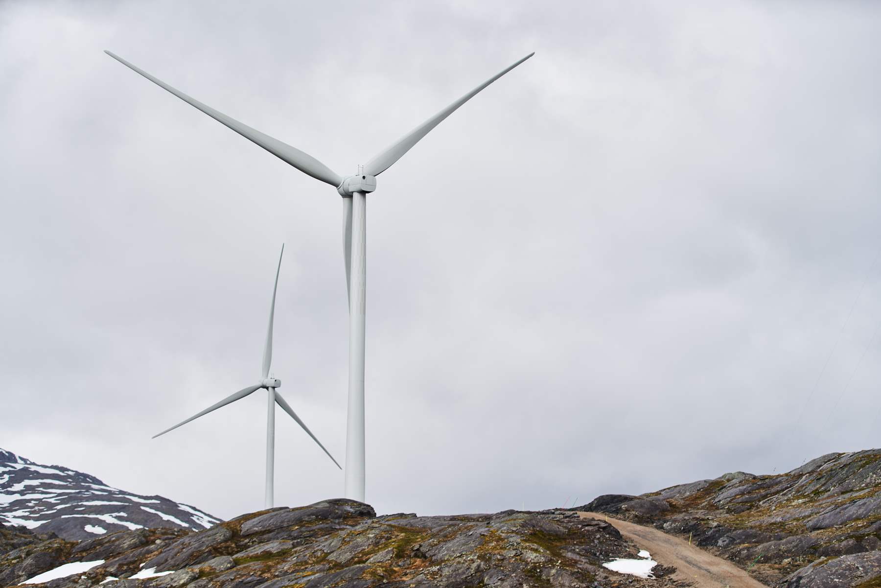 Vindkraftanlegg (Foto: NVE)