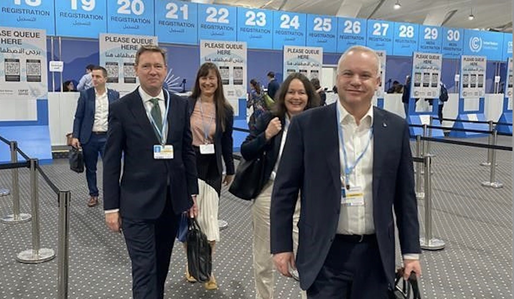 Anders Opedal, konsernsjef Equinor på COP27. Foto: Equinor