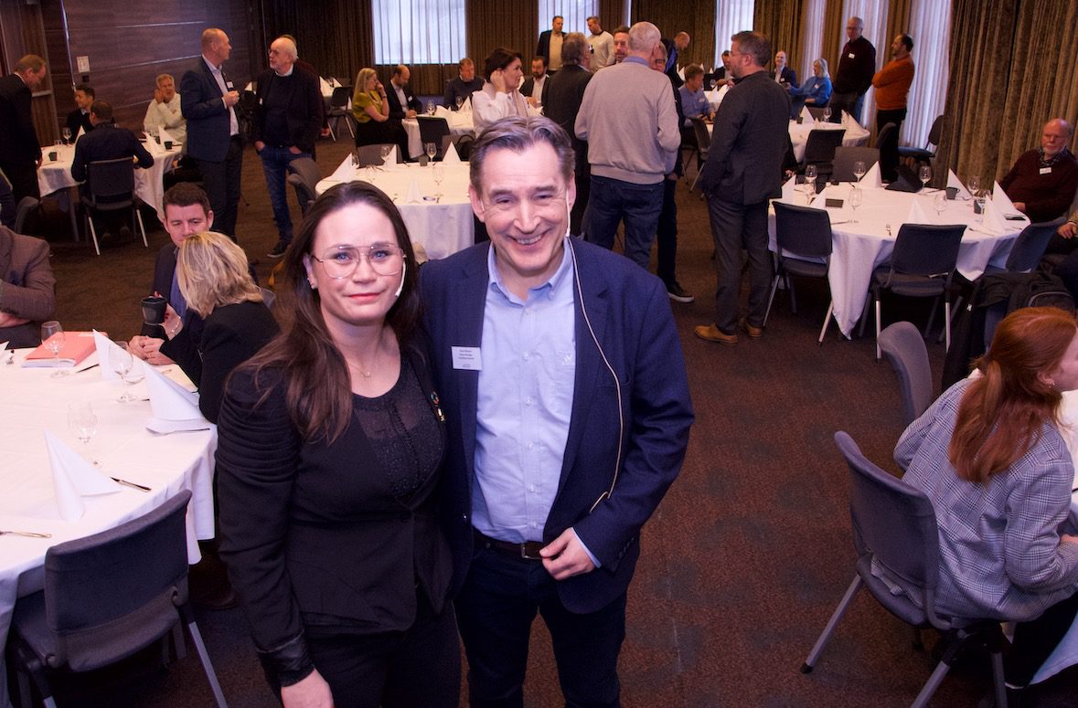 Rune Klausen og Isabelle-Louise Aabel, prosjektledere for henholdsvis Fremtidens Havvind og GCE NODE
Foto: GCE NODE