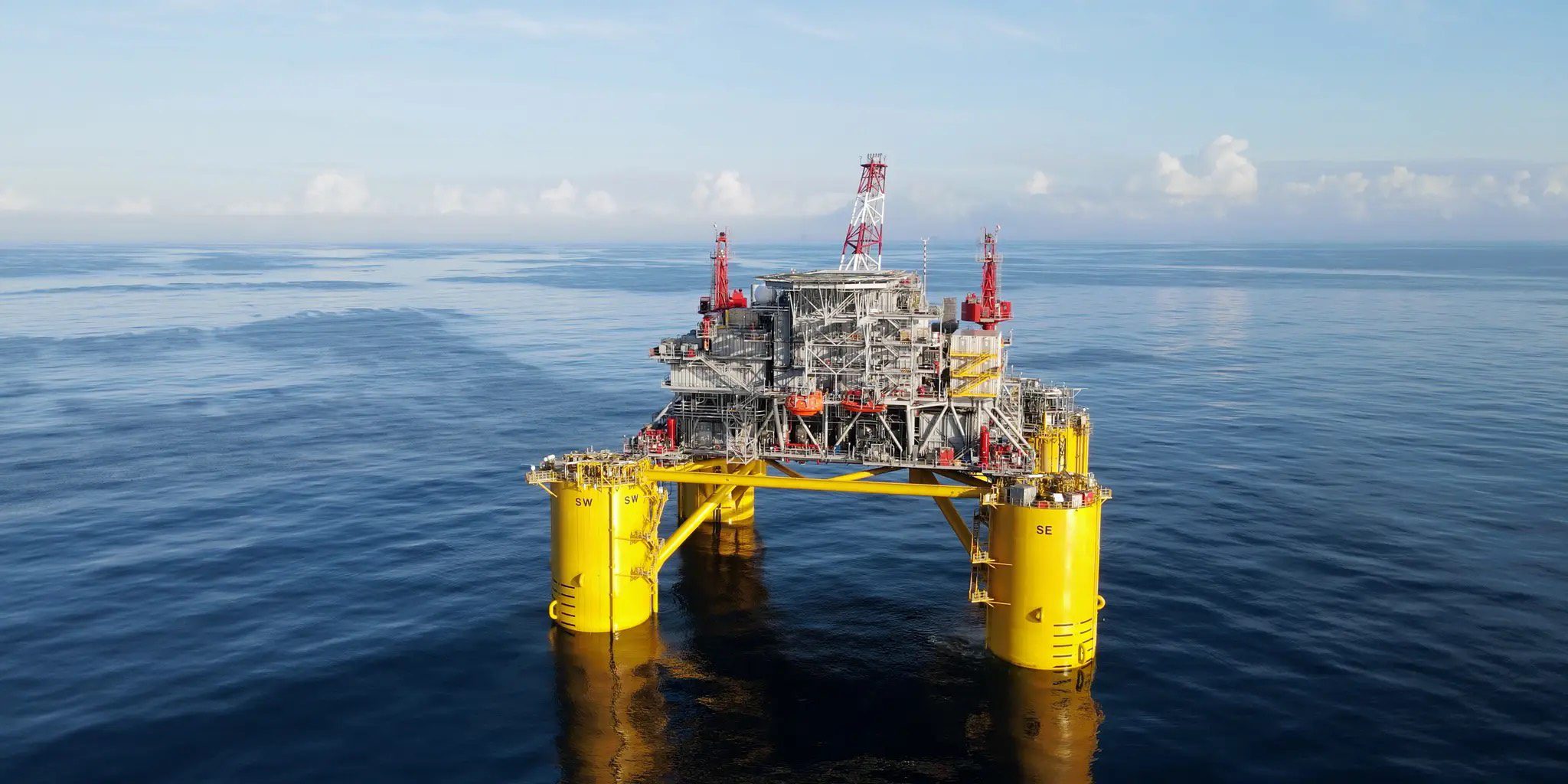 Vito-plattformen i amerikansk del av Mexicogolfen.
(Foto: Shell)