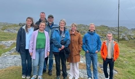 Offshore Norge på besøk på Utsira i 2023: Fra Offshore Norge: Roger Pedersen, ansvarlig for havvind,
Maria Barstad Sanner, Valborg Øverland Birkenes, Erling Kvadsheim og
Turid Øygard. Grete Møgster, nærinsgutvikler Utsira kommune.