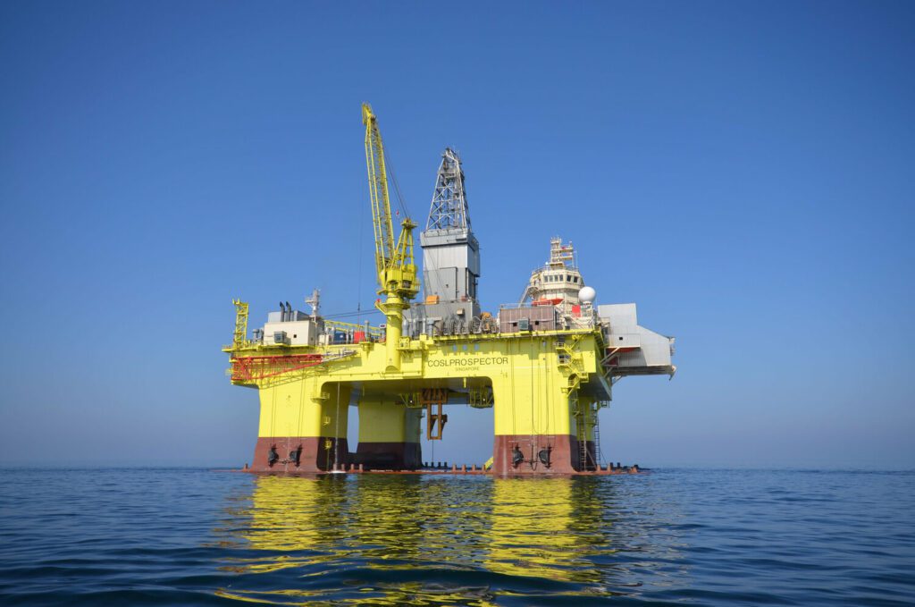 Brønnen ble boret av boreriggen COSLProspector
Foto: COSL Drilling Europe.