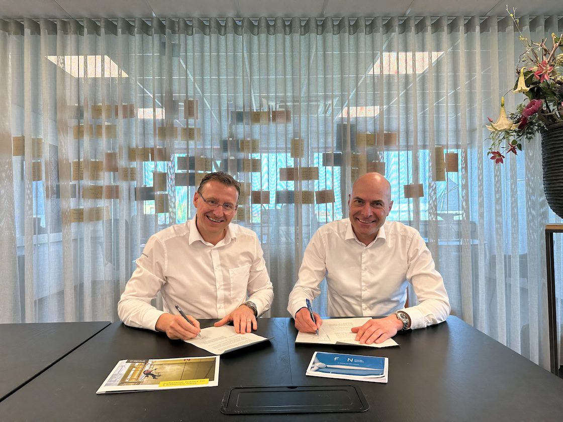 Didier de Graaf, CEO av Disa International (venstre) og Torben Hald, CEO of Føn Energy Services (høyre)