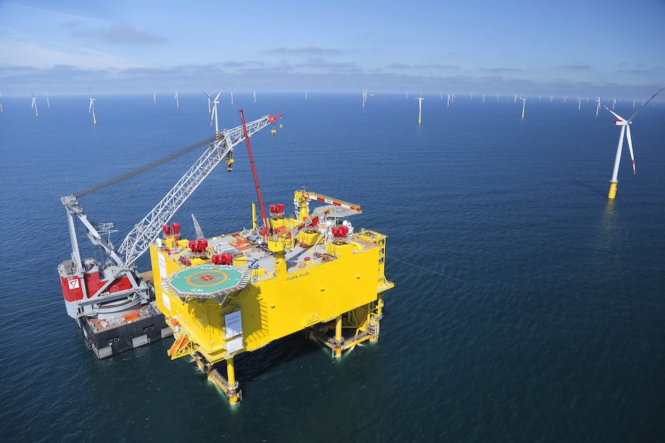 Den tyske havvindplattformen SylWin Alpha
Foto: TenneT