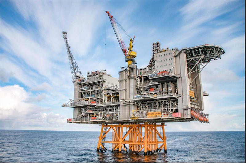 Edvard Grieg har siden 2022 vært en del av et sammenslått Grieg Aasen asset. Feltene tar nå et nytt steg inn i fremtiden med nytt områdenavn: Eiga.
Foto: Aker BP