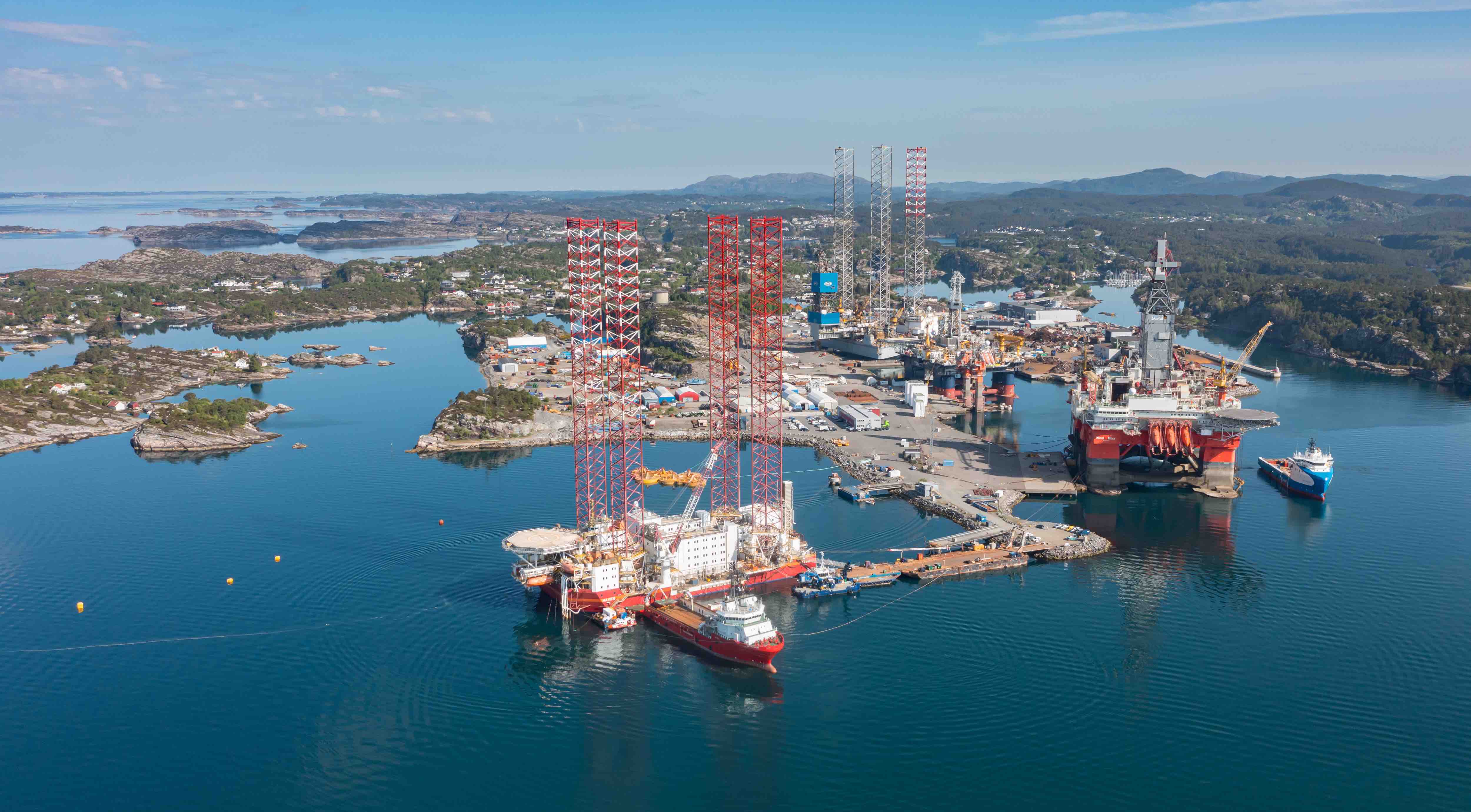 Semco Maritime Hanøytangen på Askøy utenfor Bergen. Foto: Semco Maritime