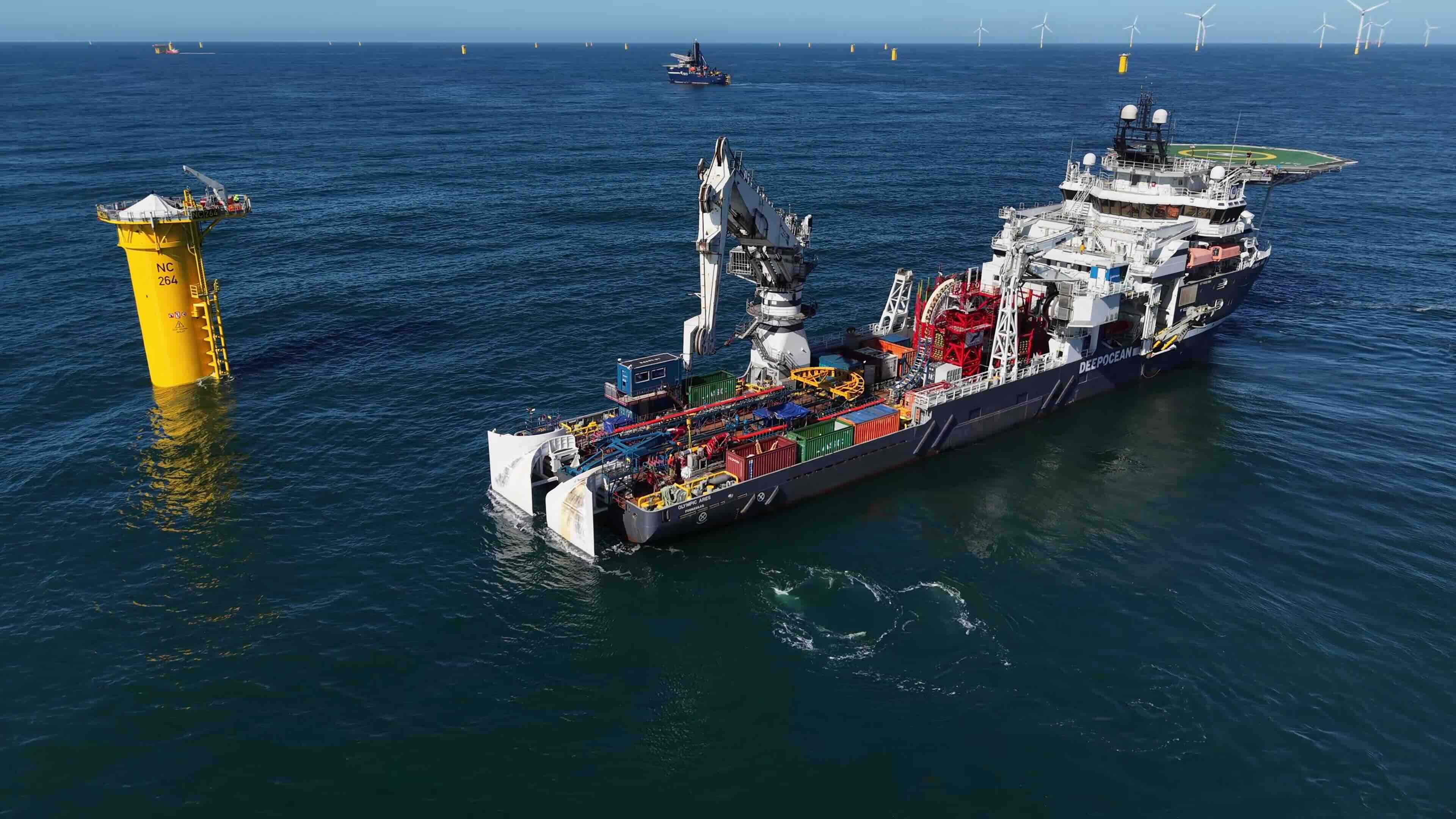 DeepOcean på Nordseecluster A
Foto: DeepOcean