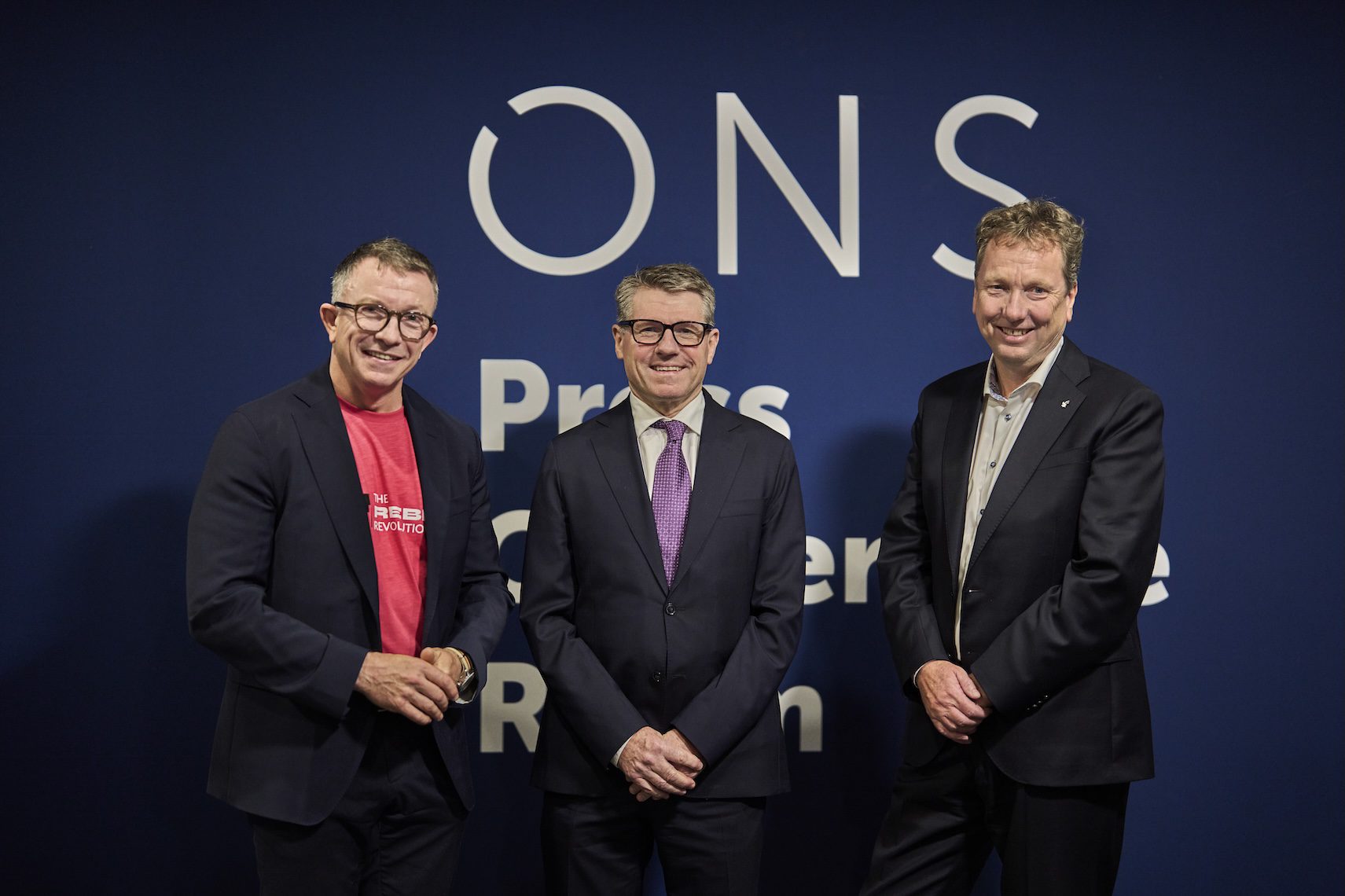 Karl Johnny Hersvik, konsernsjef i Aker BP, Kjetil Hove, konserndirektør for Utforskning og produksjon Norge i Equinor, Nick Walker, konsernsjef i Vår Energi.